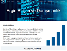 Tablet Screenshot of erginbilisim.com